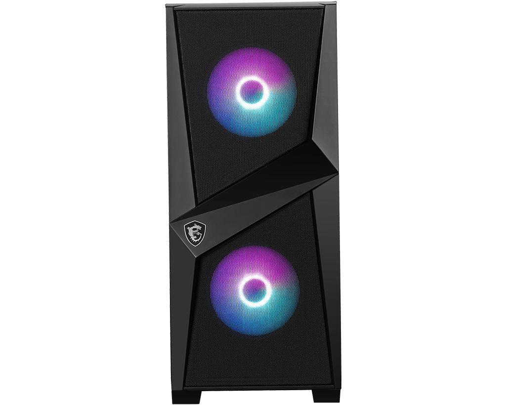 Caixa PC MSI MAG FORGE 100R (ATX, micro ATX, Mini-ITX - Midi Tower - Vidro temperado - Preto) — miniatura 4