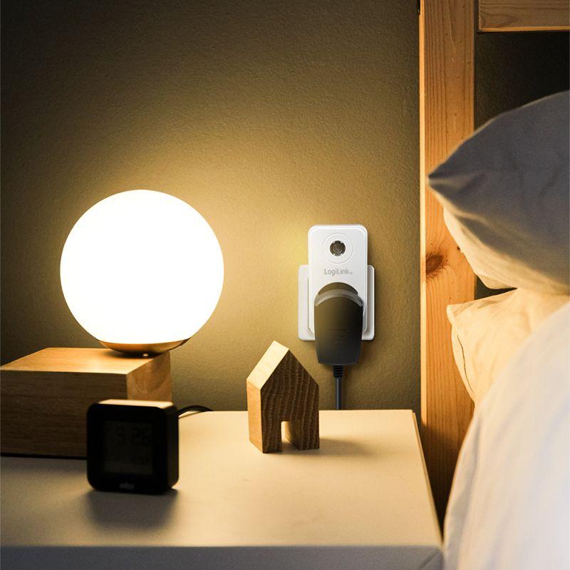 Adaptador de Tomada com Sensor Crepuscular LOGILINK PA0263 (Tipo F - Branco) — miniatura 5