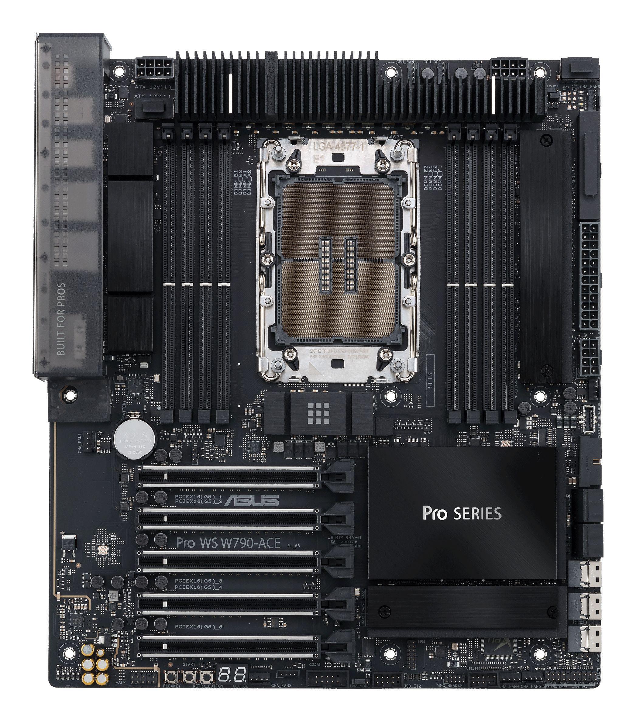 Motherboard ASUS PRO WS W790-ACE (LGA 4677 (Socket E) - Intel Xeon W - SSI CEB - Preto), miniatura 9