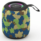 Coluna Portátil GEMBIRD SPK-BT-LED-05-CM (8 W - USB Type-C - Camuflagem)
