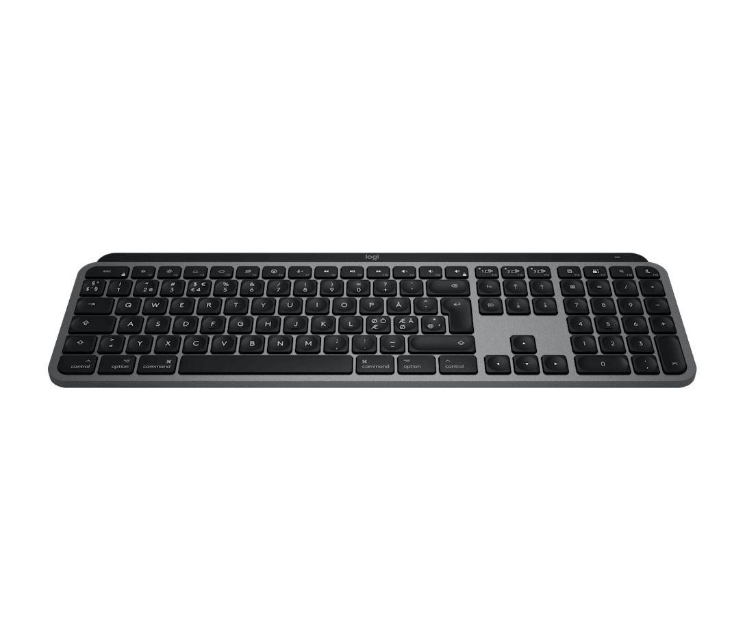 Teclado LOGITECH MX Keys S for Mac (Nórdico - Bluetooth - Sem fios - Cinzento) — miniatura 2