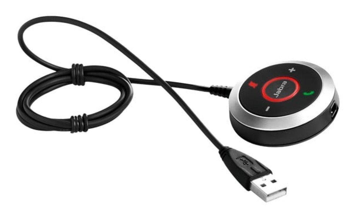 Comando de Áudio JABRA Evolve 40 Link UC (Com fios - USB Type-A - USB-A - Preto e Prateado)
