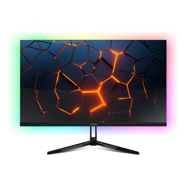 Monitor Gaming KROM GAMING Kertz RGB (27" - IPS - 200 Hz - Preto)