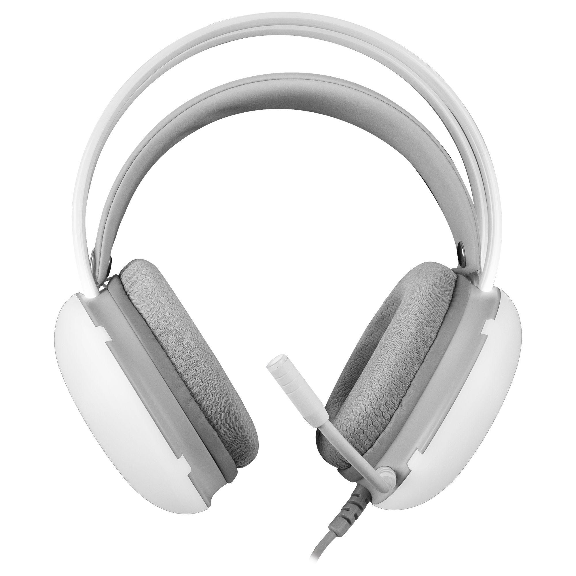 Headset Gaming MARS GAMING MH-GLOW (Binaural - Com fios - Circum-aural - Branco), miniatura 2