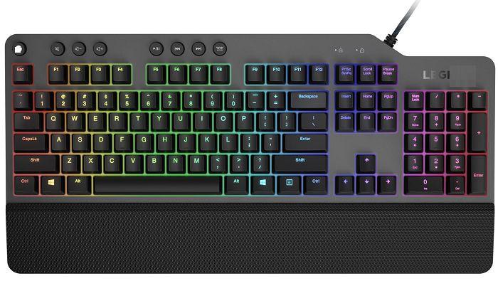 Teclado LENOVO Legion K500 (Português - Interruptor de chave mecânico - Tamanho completo - Preto/Cinzento)
