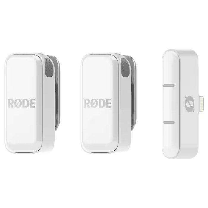 Microfone de Lapela RODE MICROPHONES Wireless Micro Lightning (Sem fios - Branco)