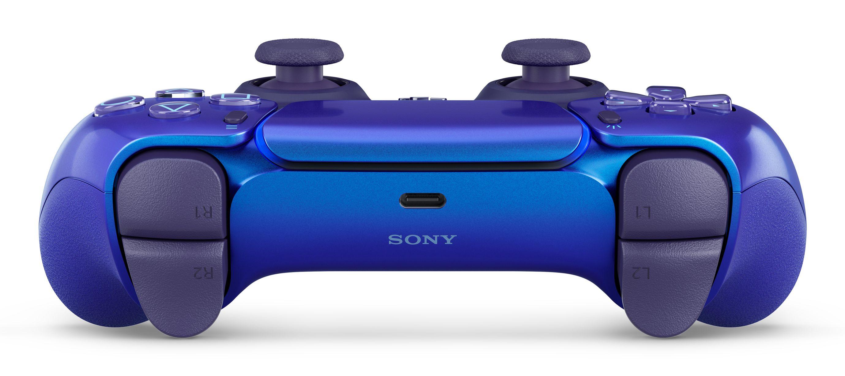 Comando SONY DualSense Chroma Indigo (PlayStation - Bluetooth/USB - Com fios e sem fios - Índigo) — miniatura 4