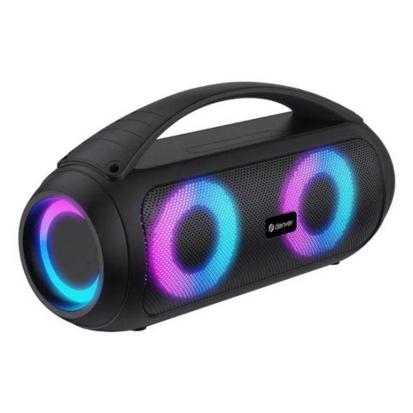 Coluna Portátil DENVER BTG-618 (20 W - Com fios e sem fios - Preto), miniatura 2