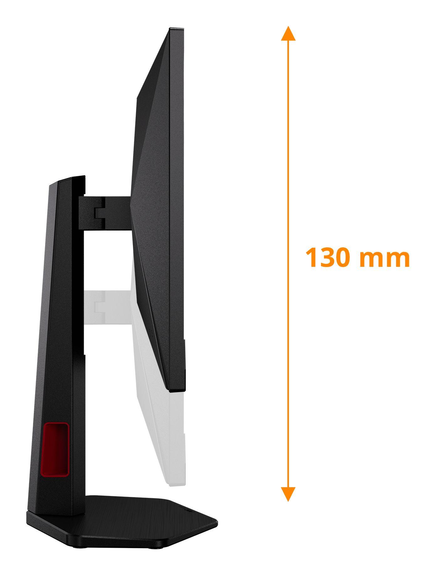 Monitor AOC 24G4ZR (23,8" - Fast IPS - 260 Hz - Preto/Vermelho)