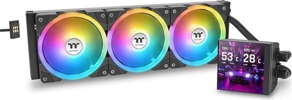 Sistema de Refrigeração Líquida THERMALTAKE MAGFloe 360 Ultra ARGB Sync (12 cm - 2000 RPM - Multicolor - Preto)