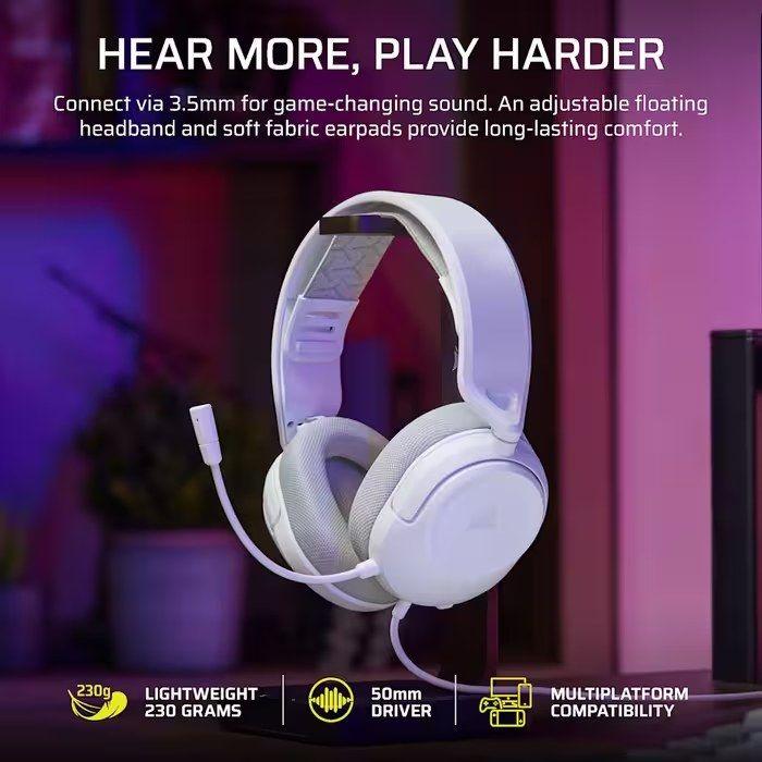 Headset Gaming CORSAIR HS35 v3 (Binaural - Com fios - Circum-aural - Branco) — miniatura 4