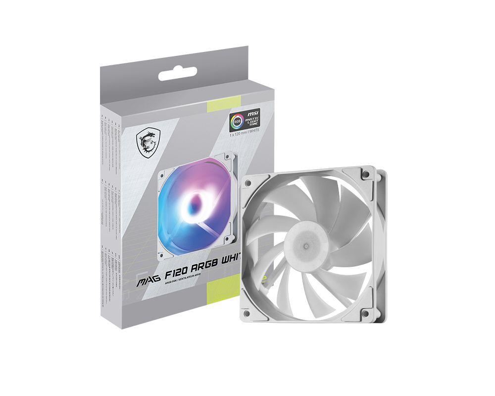 Ventoinha para Caixa de PC MSI MAG F120 ARGB WHITE (Branco), miniatura 2