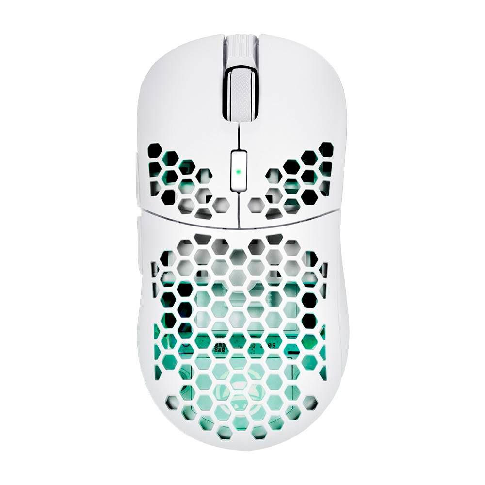 Rato GAMIAC PX71 (Ambidestro - 16000 DPI - Ótico - Branco)