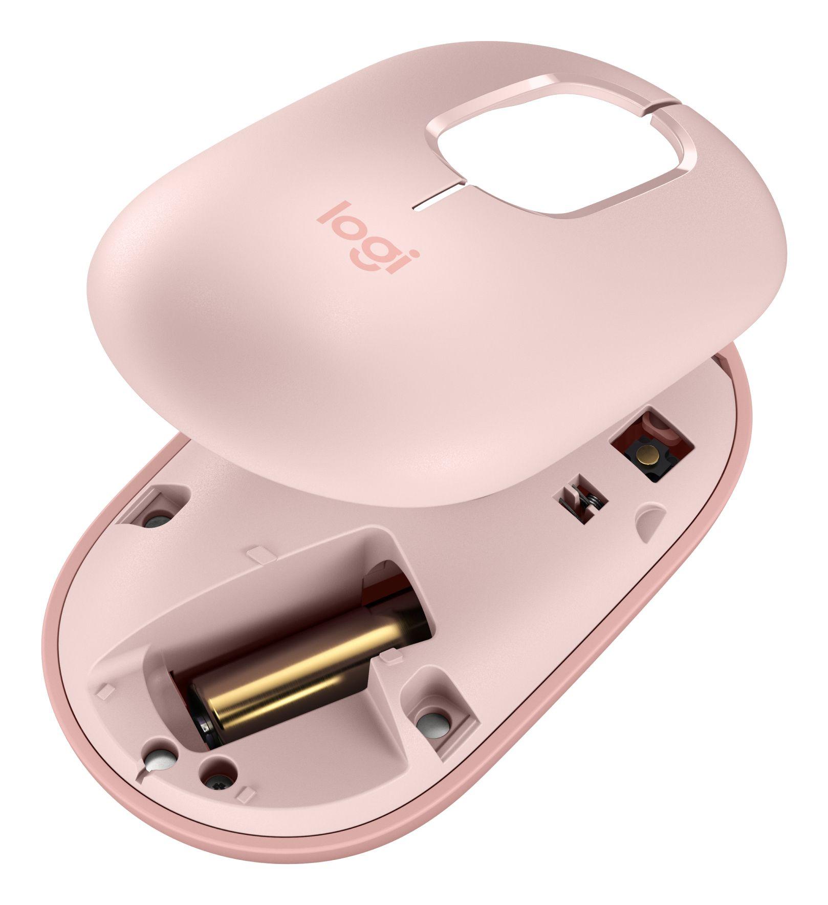 Rato LOGITECH POP Mouse (Ambidestro - 4000 DPI - Ótico - Rosa) — miniatura 5