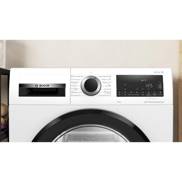 Máquina de Secar Roupa Independente BOSCH Serie 6 WQG245D0ES (9 kg - Condensação - Direita - Branco), miniatura 5
