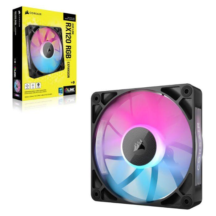 Ventoinha para Caixa PC CORSAIR iCUE LINK RX120 RGB (Multicor - Preto), miniatura 5
