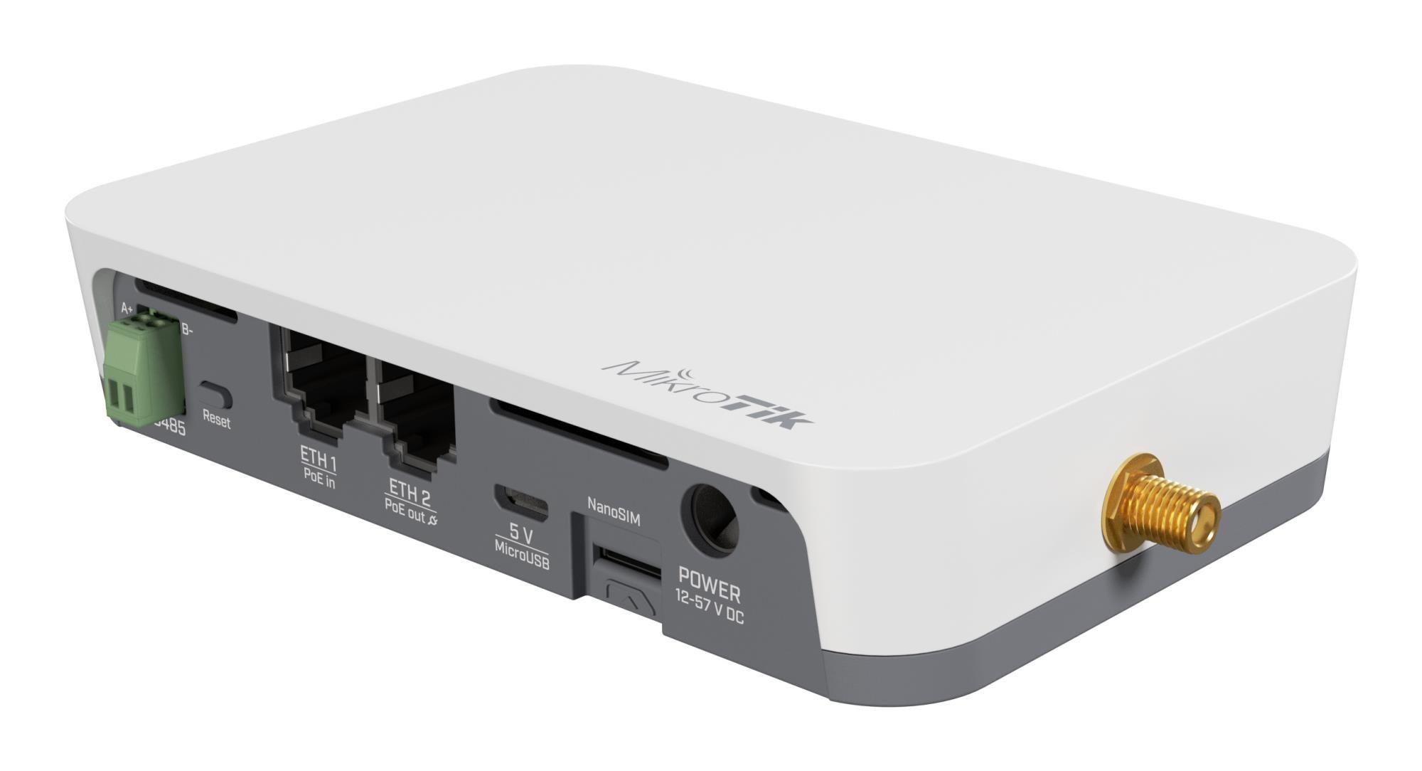 Gateway IoT MIKROTIK KNOT LR9G (Wi-Fi 4 - 300 Mbit/s - Banda única - Branco)