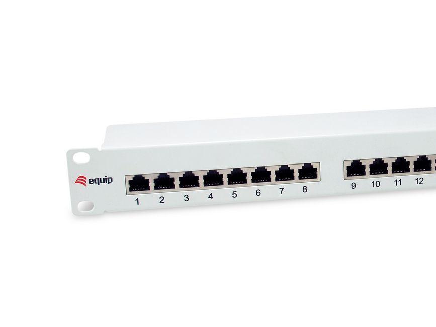 Painel de Patch EQUIP 326325 (24 portas RJ-45 - Cat6 FTP - 1U - Cinzento) — miniatura 2
