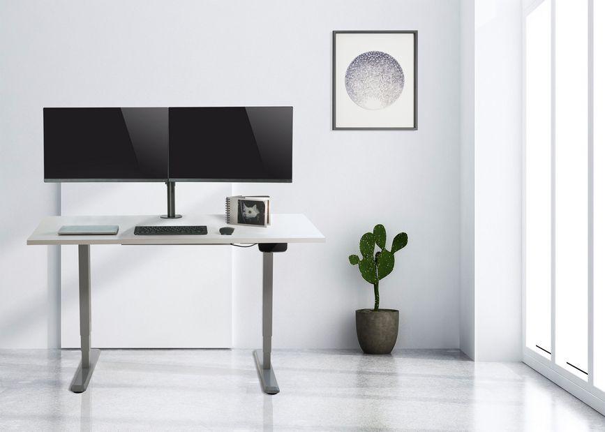 Suporte de Secretária para 2 Monitores EQUIP 650115 (13–27" - VESA 75 x 75 / 100 x 100 - 16 kg - Preto), miniatura 4