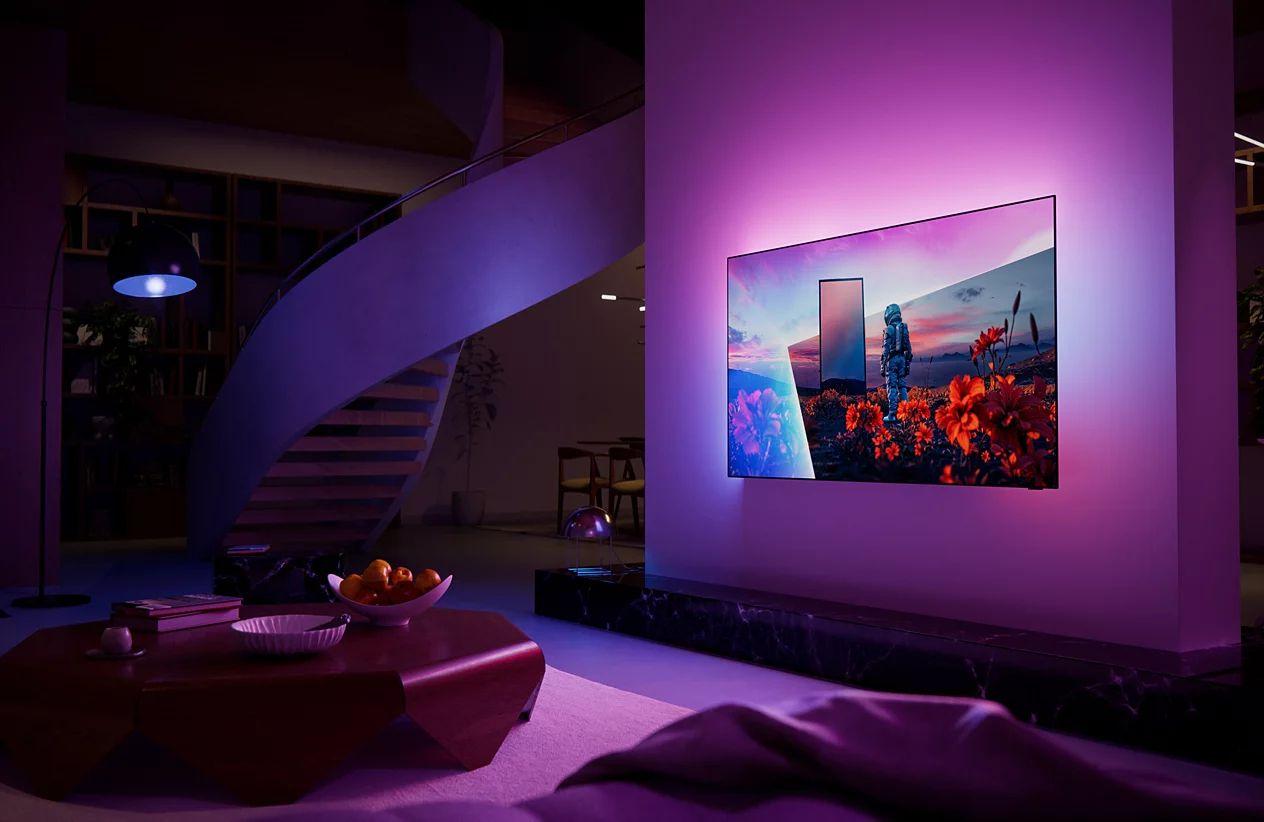 Televisor PHILIPS 48OLED811/12 (48" - OLED - 120 Hz nativos - Cinzento) — miniatura 3