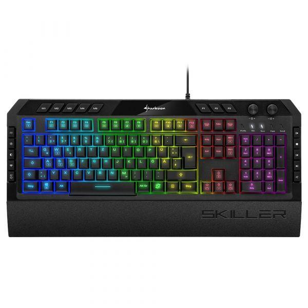 Teclado SHARKOON SKILLER SGK5 (Alemão - Interruptor de chave mecânico - Tamanho completo - Preto) — miniatura 2