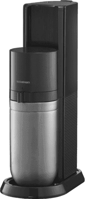 Máquina de Água Gaseificada SODASTREAM Duo Titan (Altura 44 cm - Preto e Aço Inoxidável)
