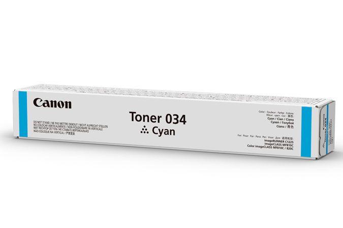 Toner CANON C-EXV034 (7.300 páginas - Ciano)