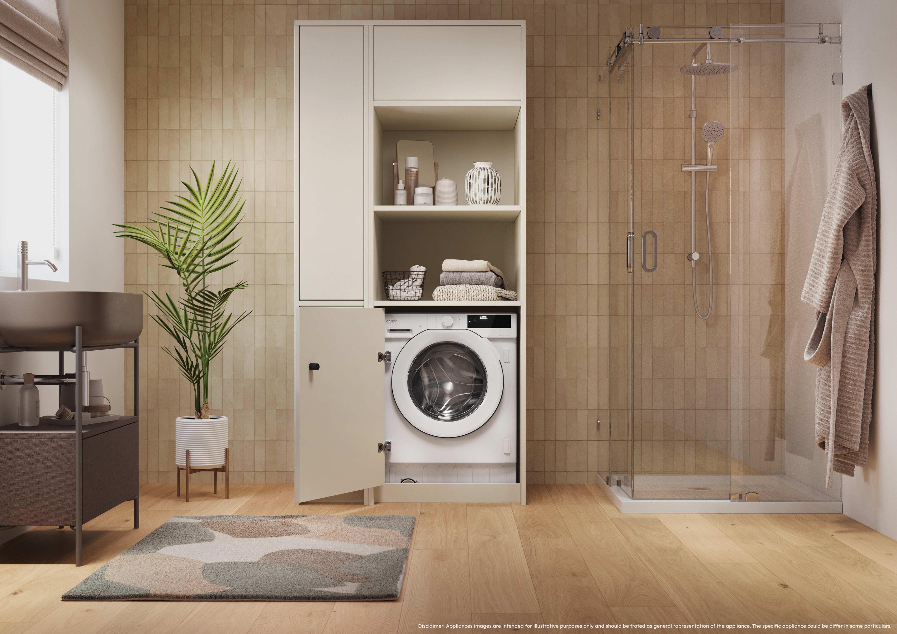 Máquina de Lavar e Secar Encastre CANDY BC4S695M6D8-S (Altura 82 cm - Branco), miniatura 6
