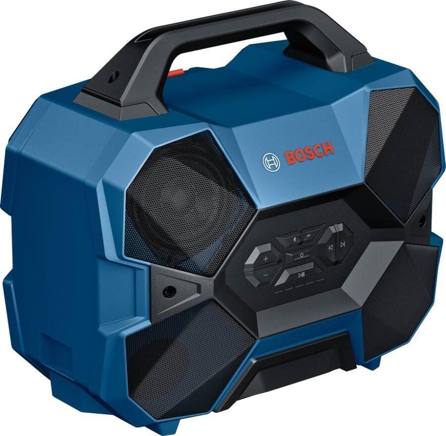 Coluna Portátil BOSCH GPB 18V-6 C (Com fios e sem fios - 40 W - 4.0 canais - Azul)