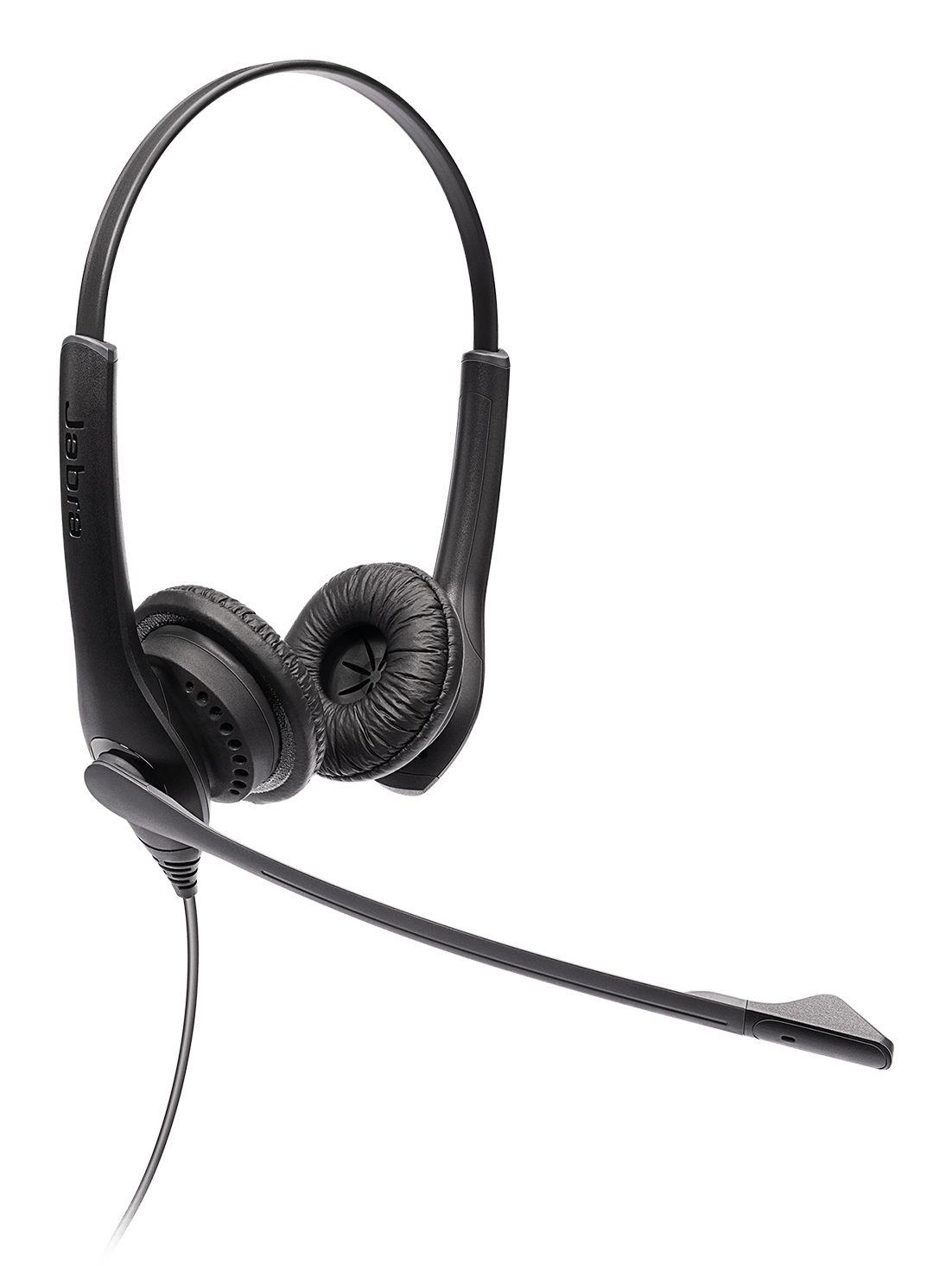 Headset JABRA BIZ 1100 EDU (Binaural - Com fios - Supra-aural - Preto)