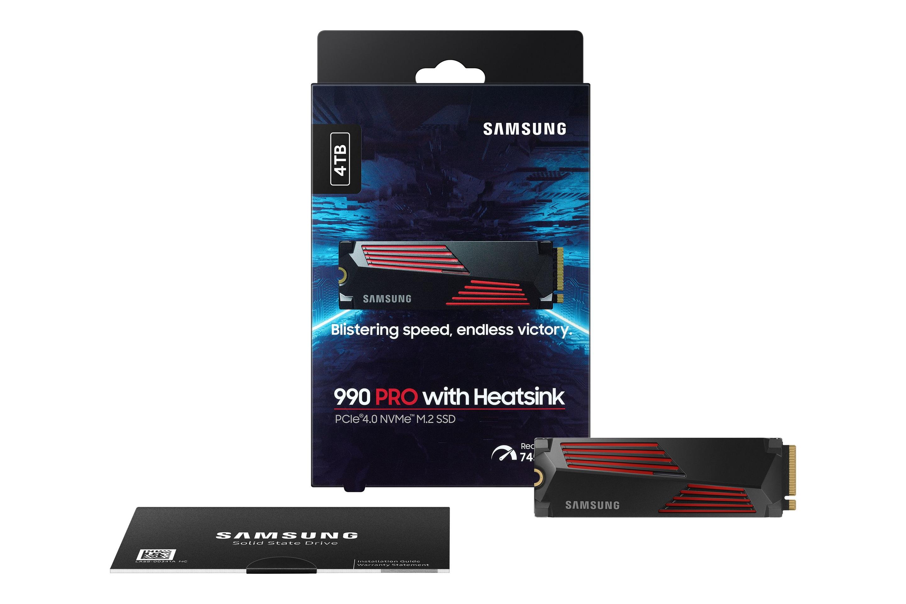 Unidade SSD Interna SAMSUNG 990 PRO com Dissipador (4 TB - M.2 2280 - PCI Express 4.0 NVMe) — miniatura 11
