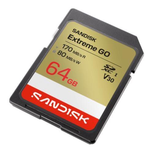 Cartão de Memória SANDISK Extreme GO (64GB - até 170 MB/s), miniatura 2