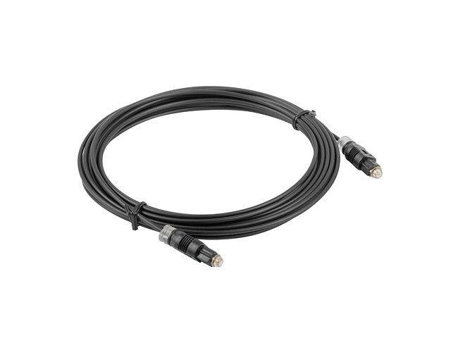 Cabo de Áudio Digital Ótico LANBERG CA-TOSL-10CC-0010-BK (TOSLINK - Preto)