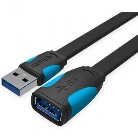 Cabo de Extensão USB 3.0 VENTION VAS-A13-B200 (2 m - USB A - Preto e Azul)