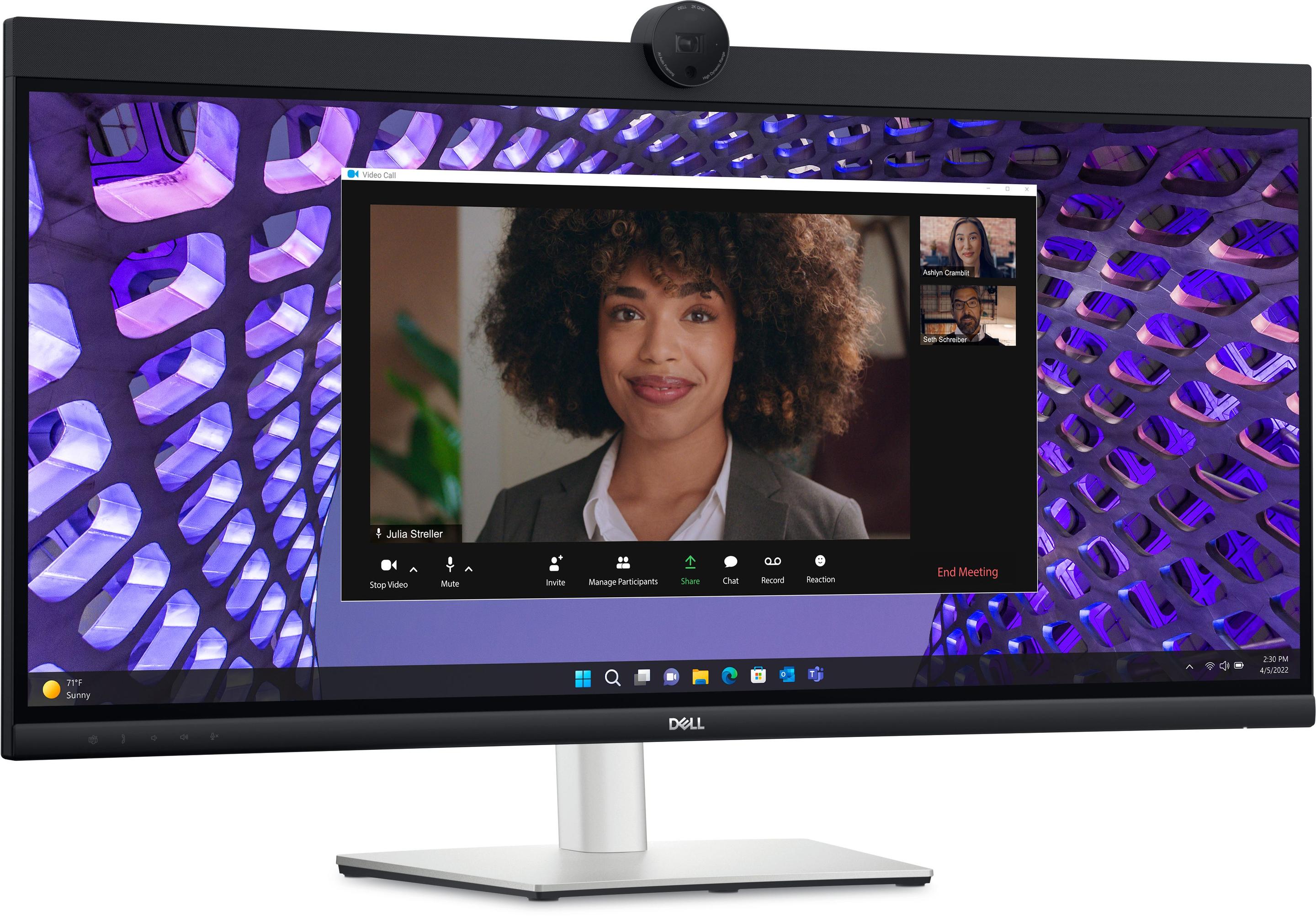 Monitor DELL P3424WEB (34,1" - IPS - 60 Hz - Preto) — miniatura 2