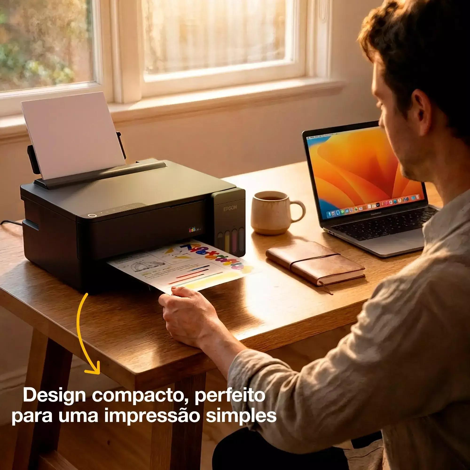 Impressora Jato de Tinta EPSON EcoTank ET-1910 (A4 - Impressão a cores - Preto), miniatura 3