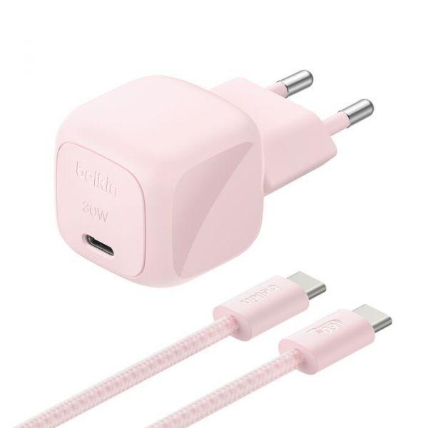 Carregador de Parede USB-C BELKIN WCA008KQ2MPK-B6 (30 W - Preto)