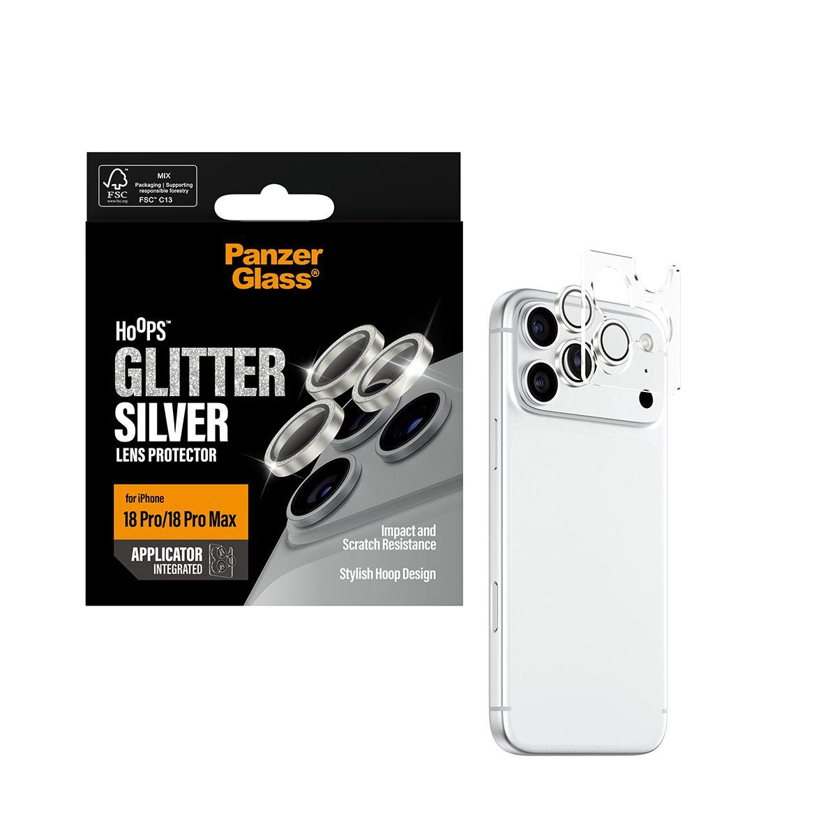 Protetor de Lentes de Câmara PANZERGLASS Hoops (Silicone - Prateado), miniatura 5