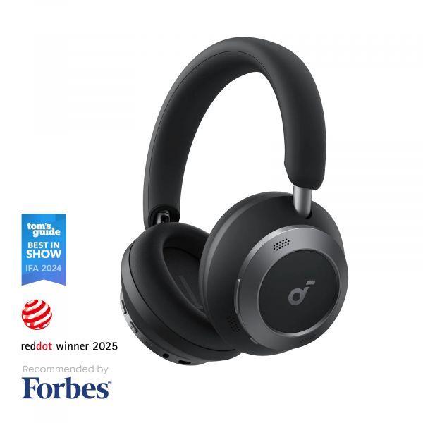 Headset ANKER Soundcore Space One Pro+ Case (AUX, USB Type-C - Preto) — miniatura 2
