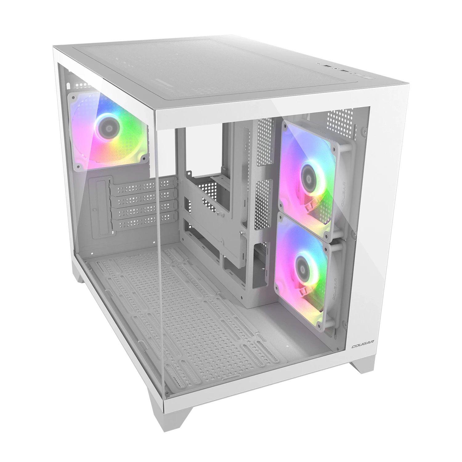Caixa de Computador COUGAR FV150 ARGB (Micro ATX, Mini-ITX - Mini Tower - 170 mm - Branco) — miniatura 2