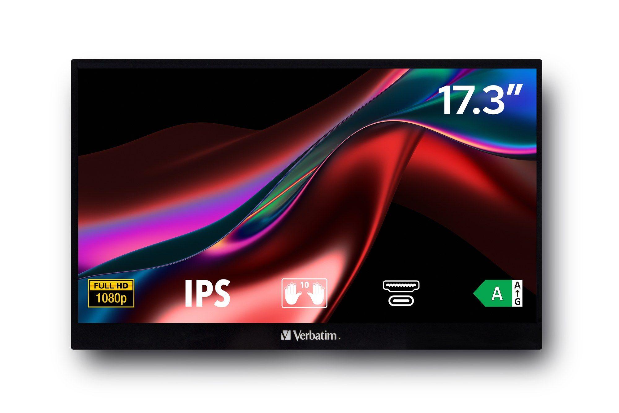 Monitor VERBATIM PMT-17 (17,3" - TFT/IPS - 60 Hz - Preto) — miniatura 2