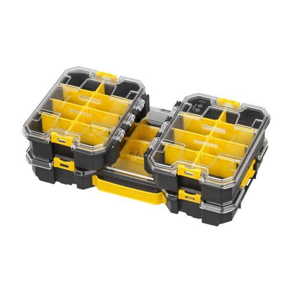 Conjunto de Organizadores STANLEY PRO-STACK FMST61150-1 (Preto/Transparente)
