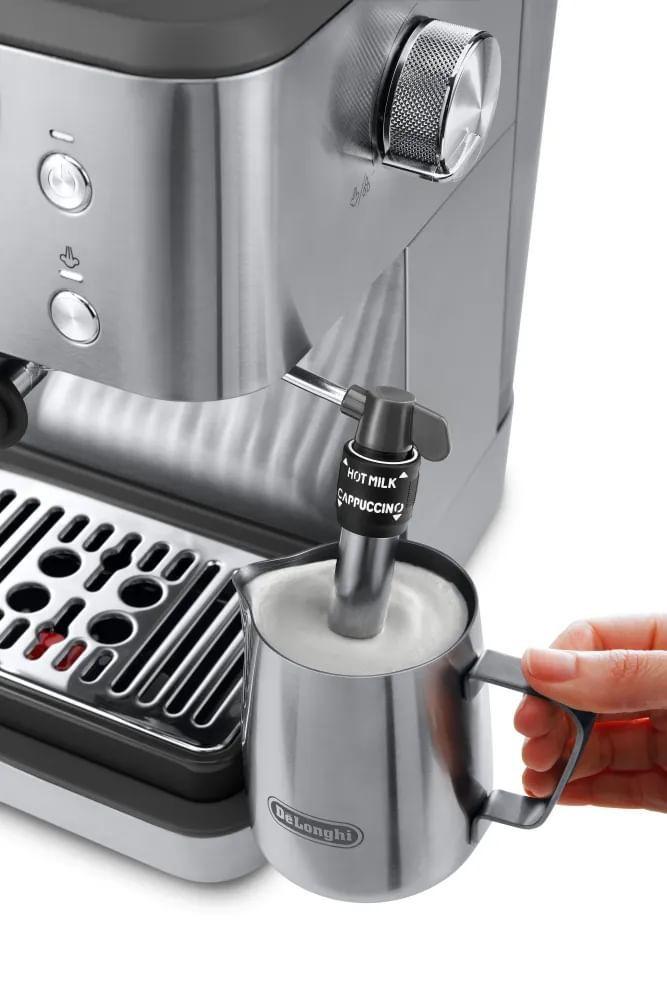 Máquina de Café Manual DELONGHI Classic EM450.M (Café moído - 1325 W - 15 bar - Preto/Inox), miniatura 4