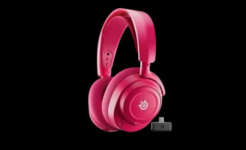 Headset Gaming STEELSERIES Arctis Nova 7P Gen 2 (Binaural - Sem fios - Circum-aural - Magenta)