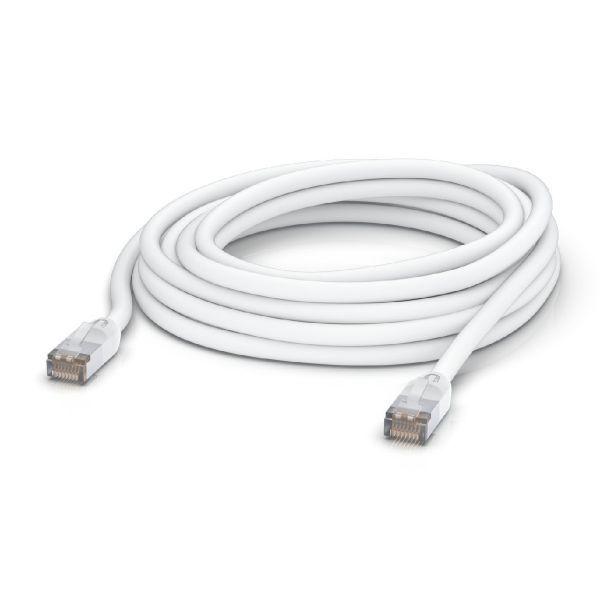 Cabo de Rede Externo UBIQUITI UACC-CABLE-PATCH-OUTDOOR-8M-W (8 m - Cat5e - Branco) — miniatura 2