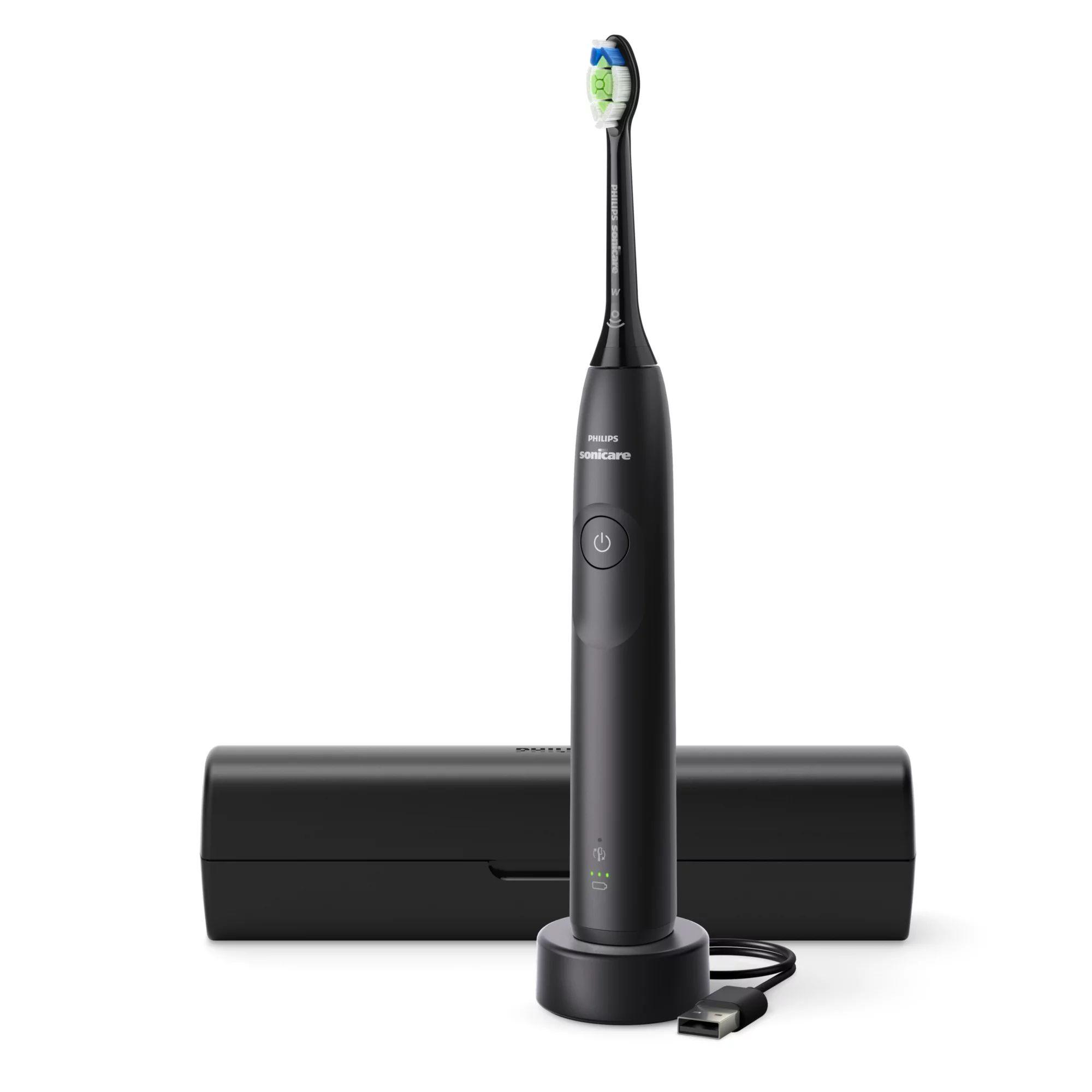 Escova de Dentes Elétrica Sónica PHILIPS Sonicare 5300 HX7101/02 (Preto)