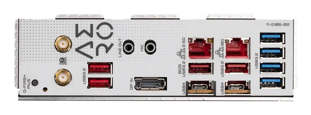 Motherboard GIGABYTE TRX50 AERO D (sTR5 - E-ATX - Quadri-canal - Preto), miniatura 4
