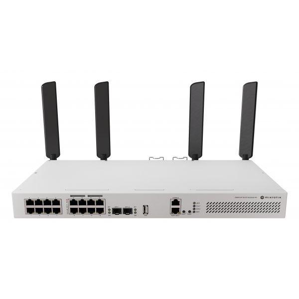 Switch MIKROTIK CRS418-8P-8G-2S+5axQ2axQ-RM (Wi-Fi 6 - Gigabit Ethernet - L2/L3 - Prateado), miniatura 2