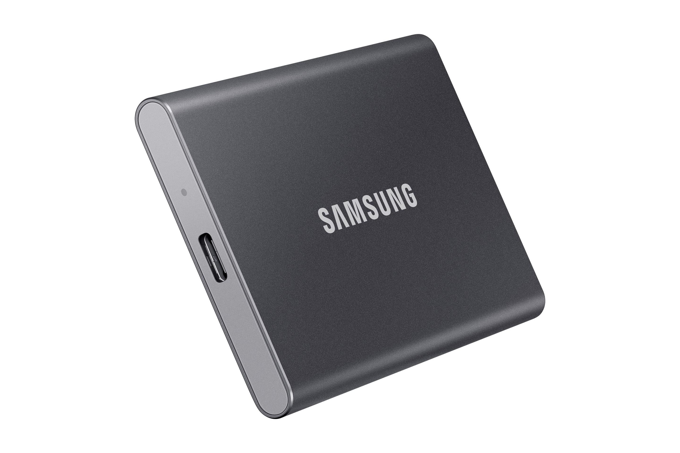 SSD SAMSUNG Portable SSD T7 (2 TB - 2.5" - USB 3.2 - Cinzento) — miniatura 5