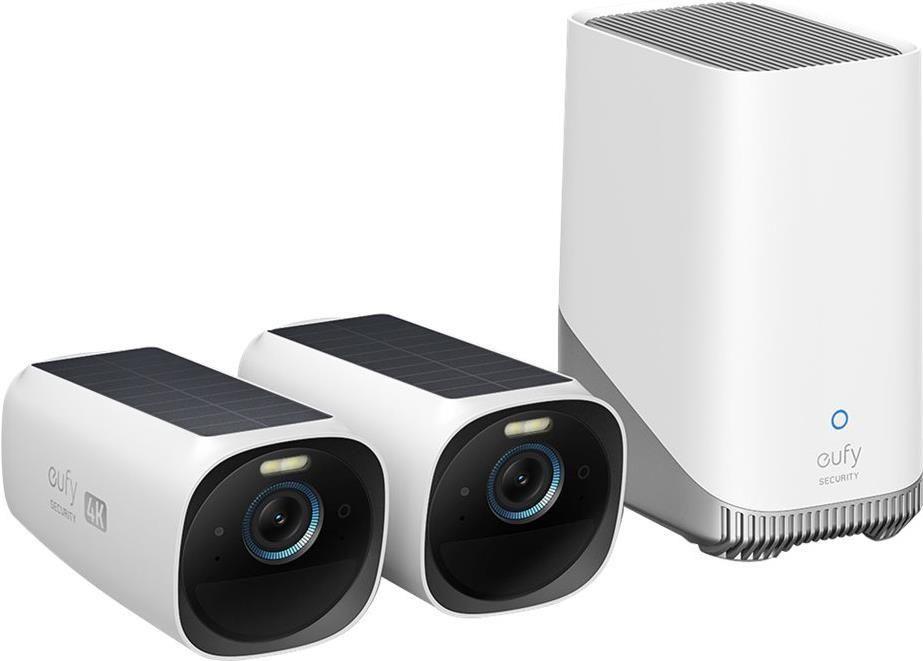 Kit de Câmaras de Segurança ANKER eufyCam 3 S330 T88713W1 (Parede - 3840 x 2160 pixels - IP65, IP67 - Preto e Branco)